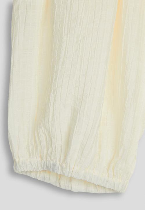 Pop Candy - Textured balloon pants - cream