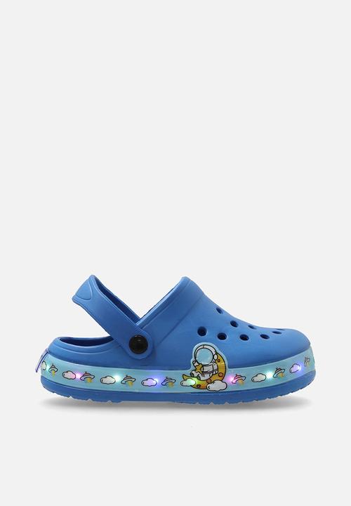 Pop Candy - Light-up clog shoes - blue/astro