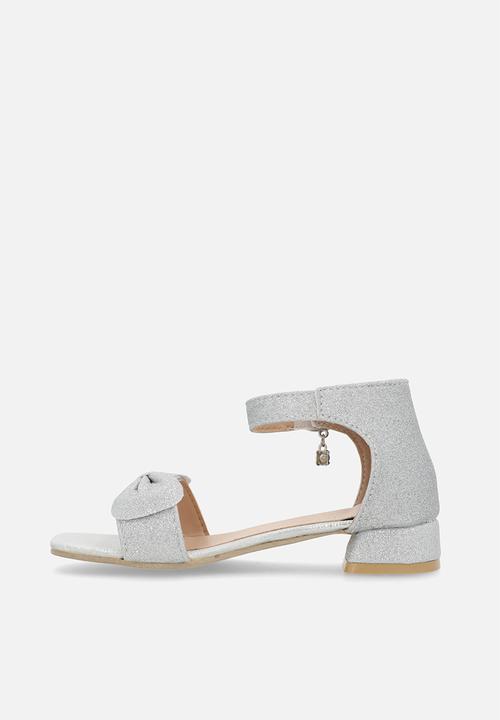 Pop Candy - Glitter princess sandal heels - silver