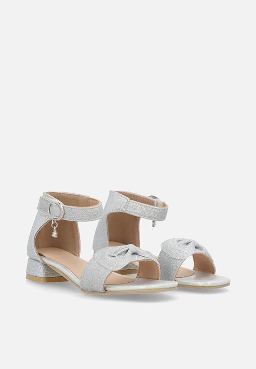 Pop Candy - Glitter princess sandal heels - silver