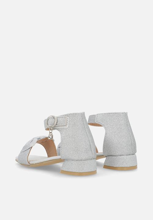Pop Candy - Glitter princess sandal heels - silver