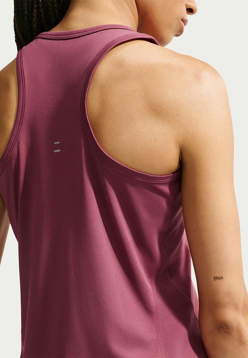 Nike - Women'S Dri-Fit Running Tank Top - Pink Smoke/Reflective Silv