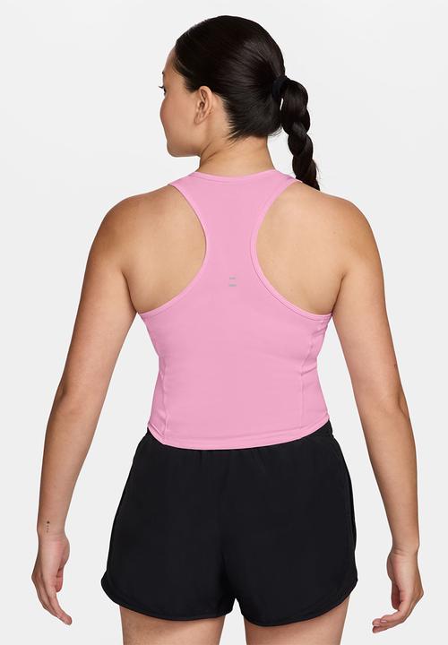 Nike - W Nk Tempo Swoosh Run Df Tank - Pink Rise/Reflective Silv/Old Royal