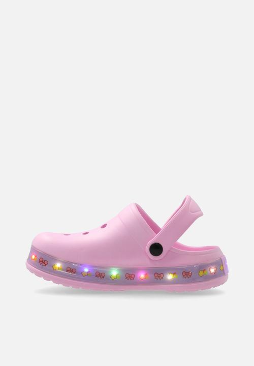 Pop Candy - Light-up clog shoes - lilac/unicorn