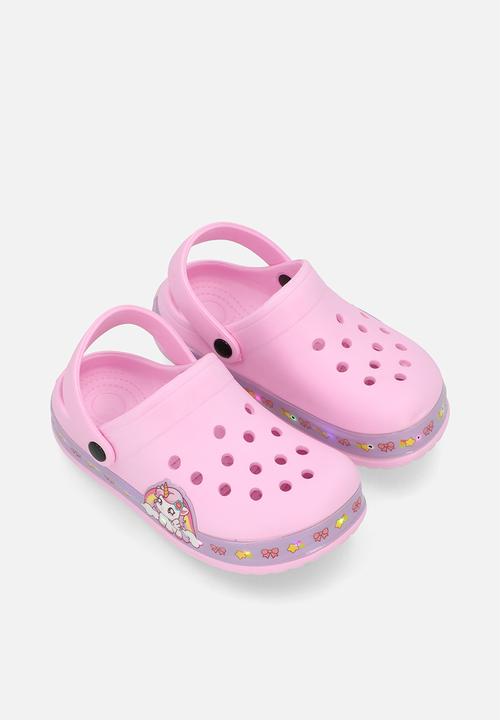 Pop Candy - Light-up clog shoes - lilac/unicorn