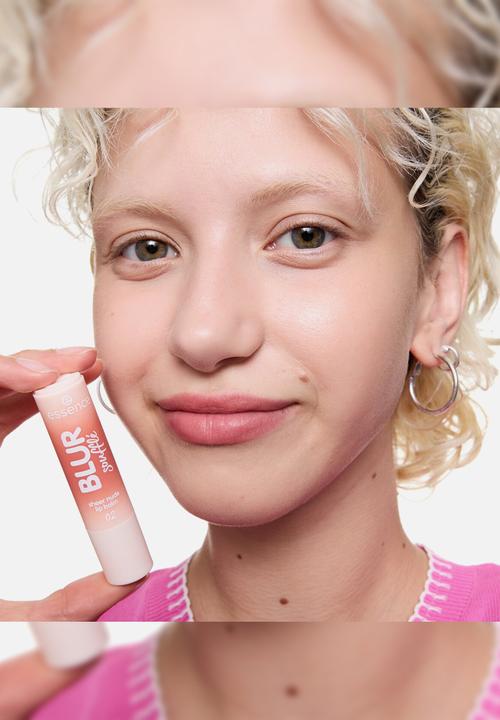 essence - BLUR soufflé sheer nude lip balm - 02 Nude Peach