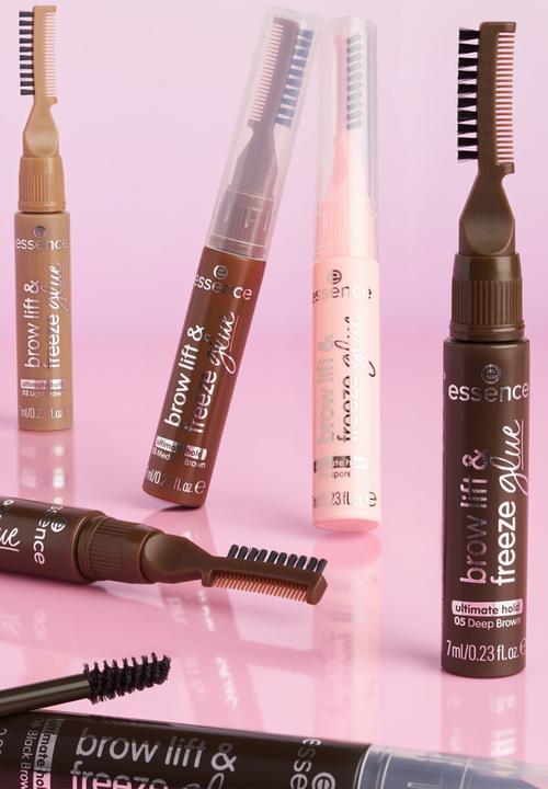 essence - brow lift & freeze glue - 05 Deep Brown