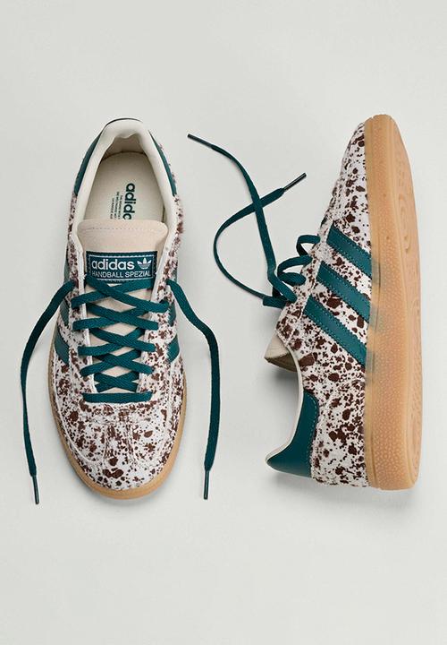adidas Originals - HANDBALL SPEZIAL W - off white/rich green/dark brown