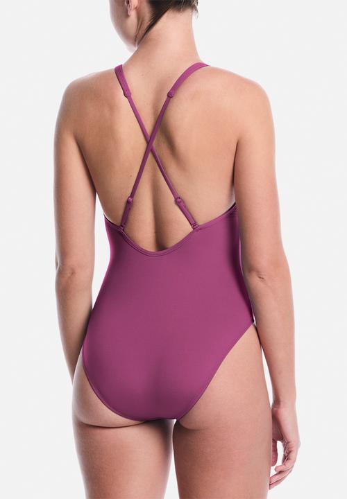 Nike - Plus Scoop Neck One Piece - Desert Pink