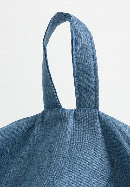 Pop Candy - Bean bag with ottoman - blue
