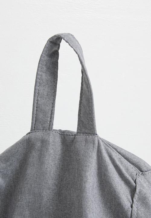 Pop Candy - Bean bag with ottoman - grey