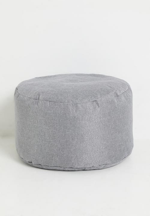 Pop Candy - Bean bag with ottoman - grey