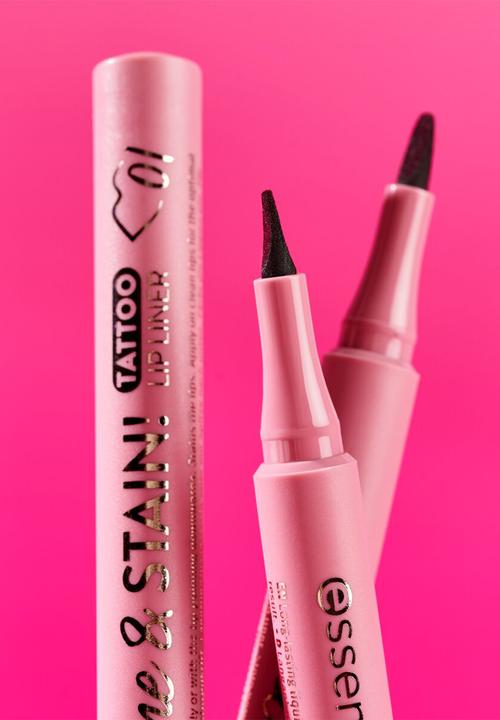 essence - line & STAIN! TATTOO LIP LINER - 01 Everyone`s Nude-Pink