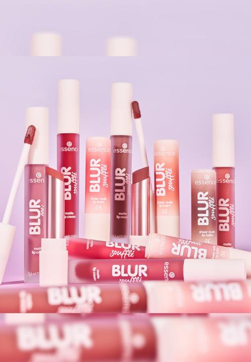 essence - BLUR soufflé sheer nude lip balm - 04 Nude Mauve