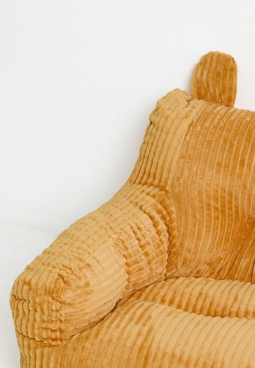 Pop Candy - Animal ear bean bag sofa - yellow ochre