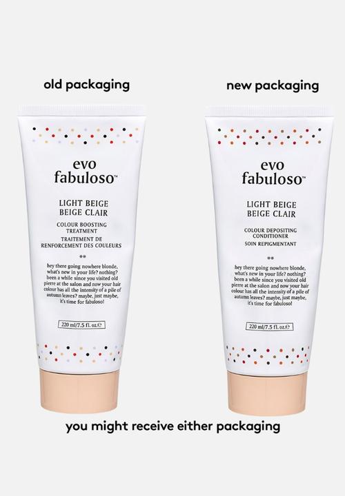EVO - Fabuloso Colour Boosting Treatment - Light Beige - 220ml