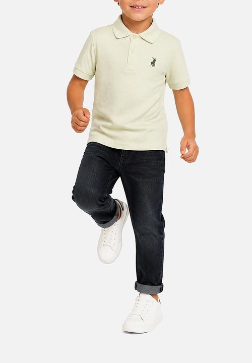 POLO - Boys Austin Ss Golfer - Soft Aloe