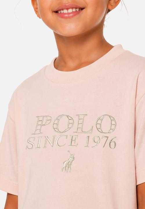 POLO - Girls Isla Anglaise Ss Tee - Pink