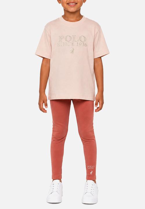 POLO - Girls Isla Anglaise Ss Tee - Pink