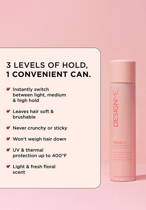DESIGNME Haircare - HOLD.ME Three-Way Hairspray - 330ml