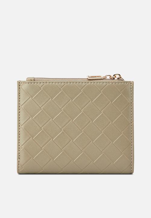 GUESS - Wells Snap Wallet - Olive Grey