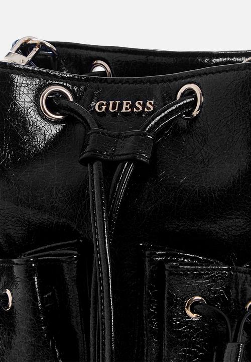 GUESS - Theodora Drawstring Bucket -Black
