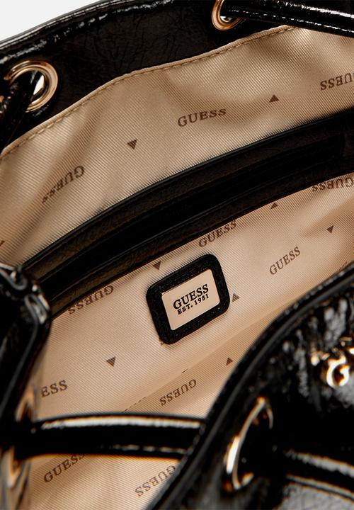 GUESS - Theodora Drawstring Bucket -Black