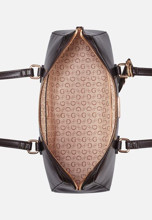 GUESS - Starlet Shoulder Satchel - Chocolate