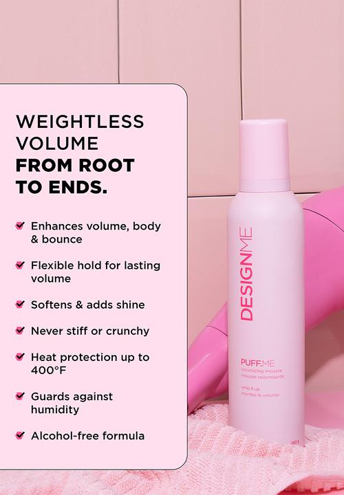 DESIGNME Haircare - PUFF.ME Volumizing Mousse - 250ml