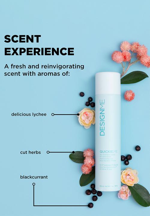 DESIGNME Haircare - QUICKIE.ME Dry Shampoo - Dark Tones - 339ml