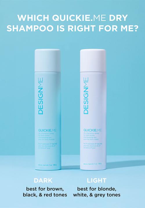 DESIGNME Haircare - QUICKIE.ME Dry Shampoo - Dark Tones - 339ml