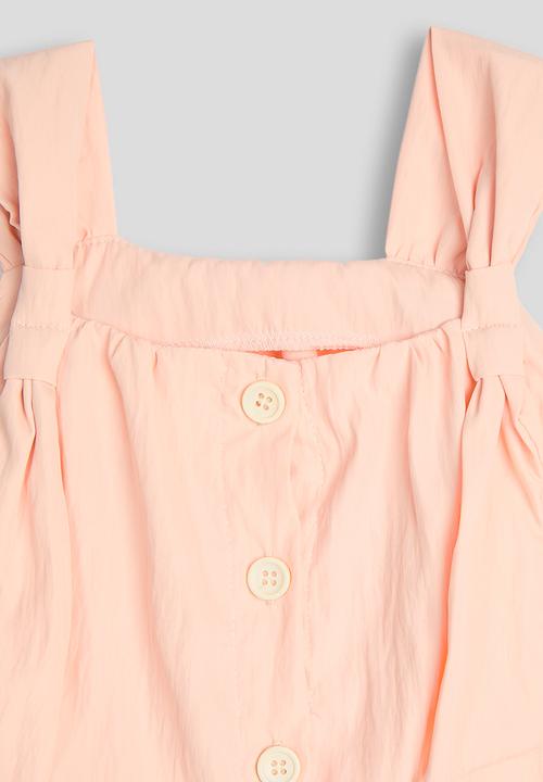 Pop Candy - Knotted shoulder strap top - light pink