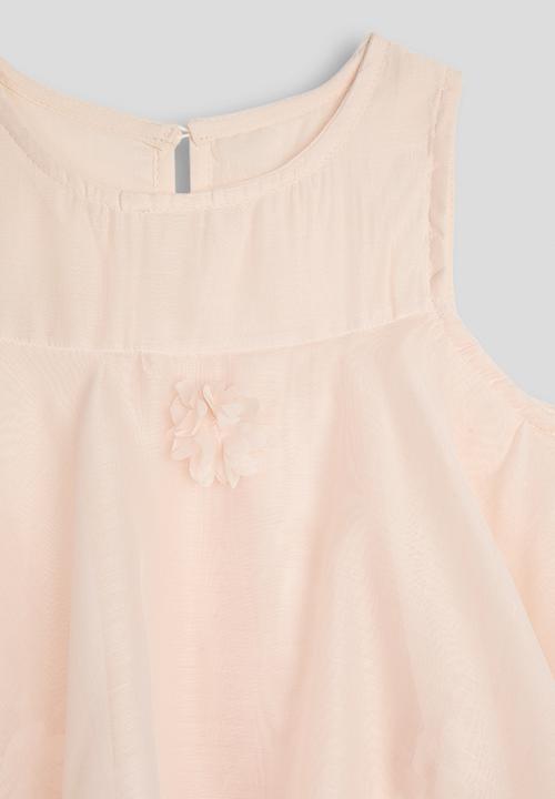Pop Candy - Chiffon layered dress - light peach