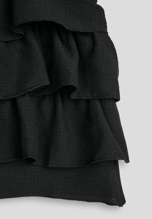 Pop Candy - Frilled blouse - black