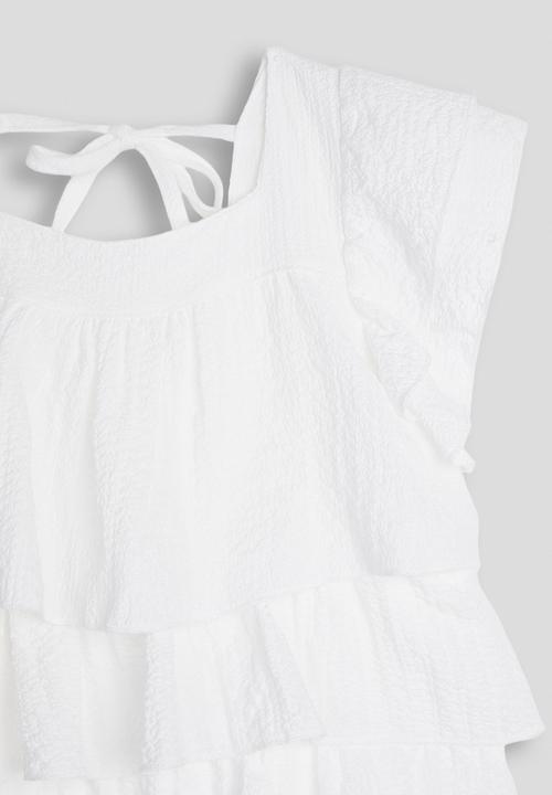 Pop Candy - Frilled blouse - white