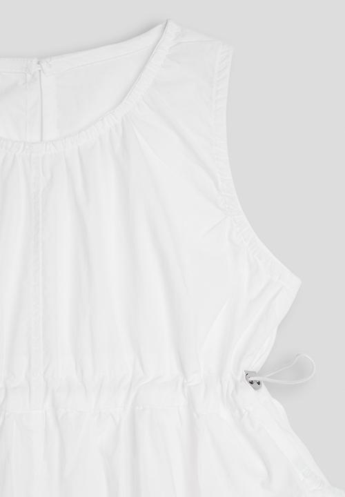 Pop Candy - Drawstring waist dress - white