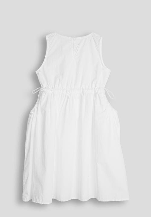 Pop Candy - Drawstring waist dress - white