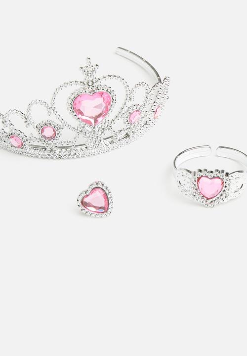 Pop Candy - Princess accessory set - pink & silver