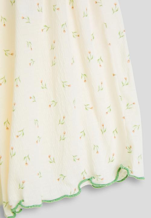Pop Candy - Aop tee & shorts pj set - white