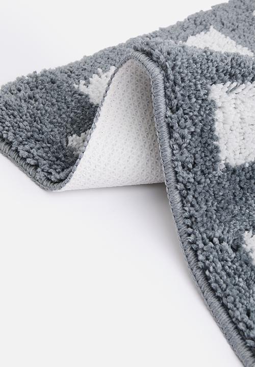 Pop Candy - Tufted bath mat - grey multi