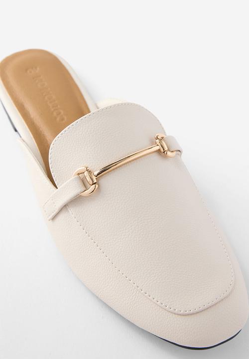 Cotton On - Stella mule - pebbled ivory