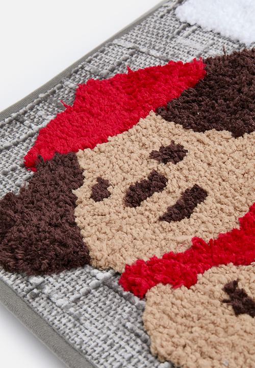 Pop Candy - Dog graphic floor mat - dark grey/multi