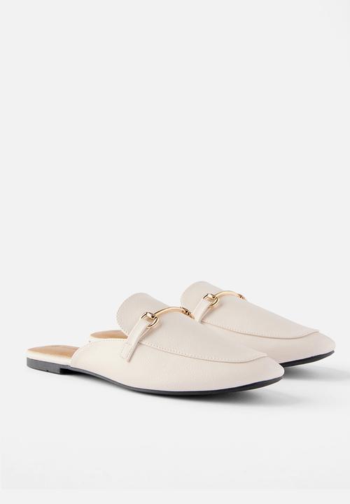 Cotton On - Stella mule - pebbled ivory