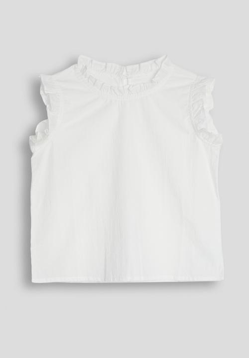 Pop Candy - Frilled collar top with bubble hem dress - white/pink
