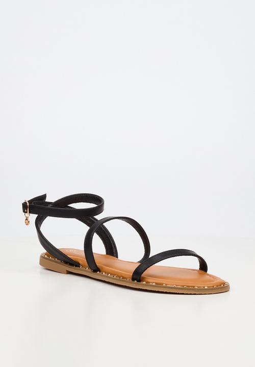 Miss Black - Alia 2 multi-strap sandal - black