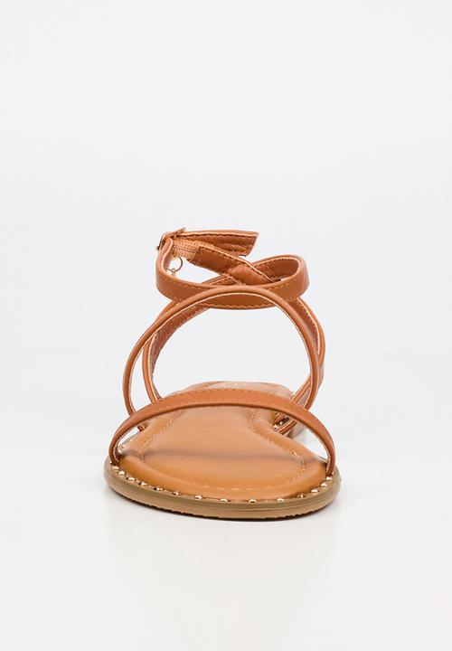 Miss Black - Alia 2 multi-strap sandal - tan