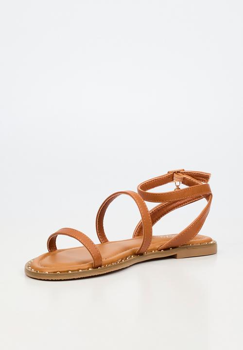 Miss Black - Alia 2 multi-strap sandal - tan