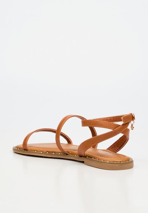 Miss Black - Alia 2 multi-strap sandal - tan