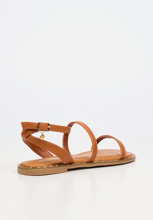 Miss Black - Alia 2 multi-strap sandal - tan