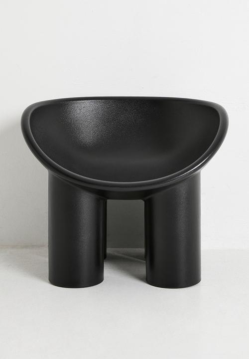 Pop Candy - Elephant leg occasional chair - black